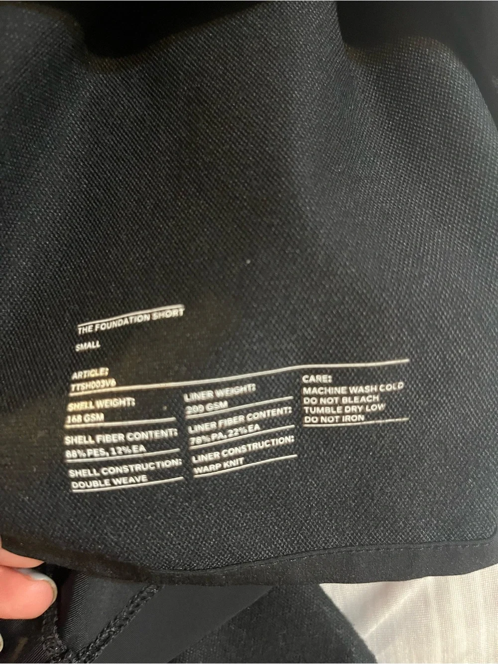 Ten Thousand The Foundation Men’s Short Black 7” Inseam Size Small